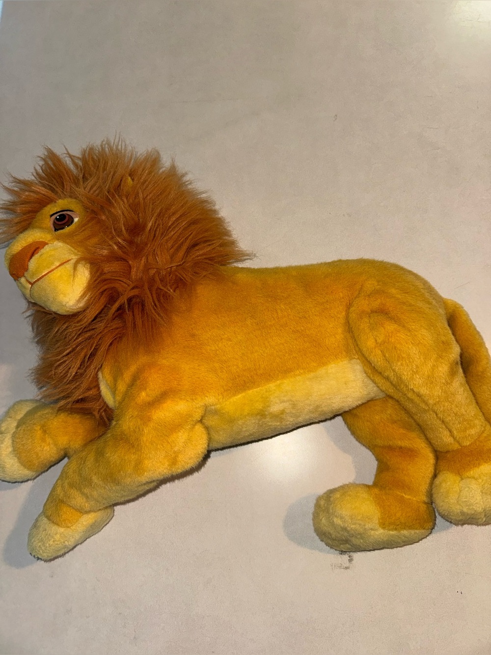 Vintage Mattel Lion King Adult Simba 24” Large Jumbo Disney